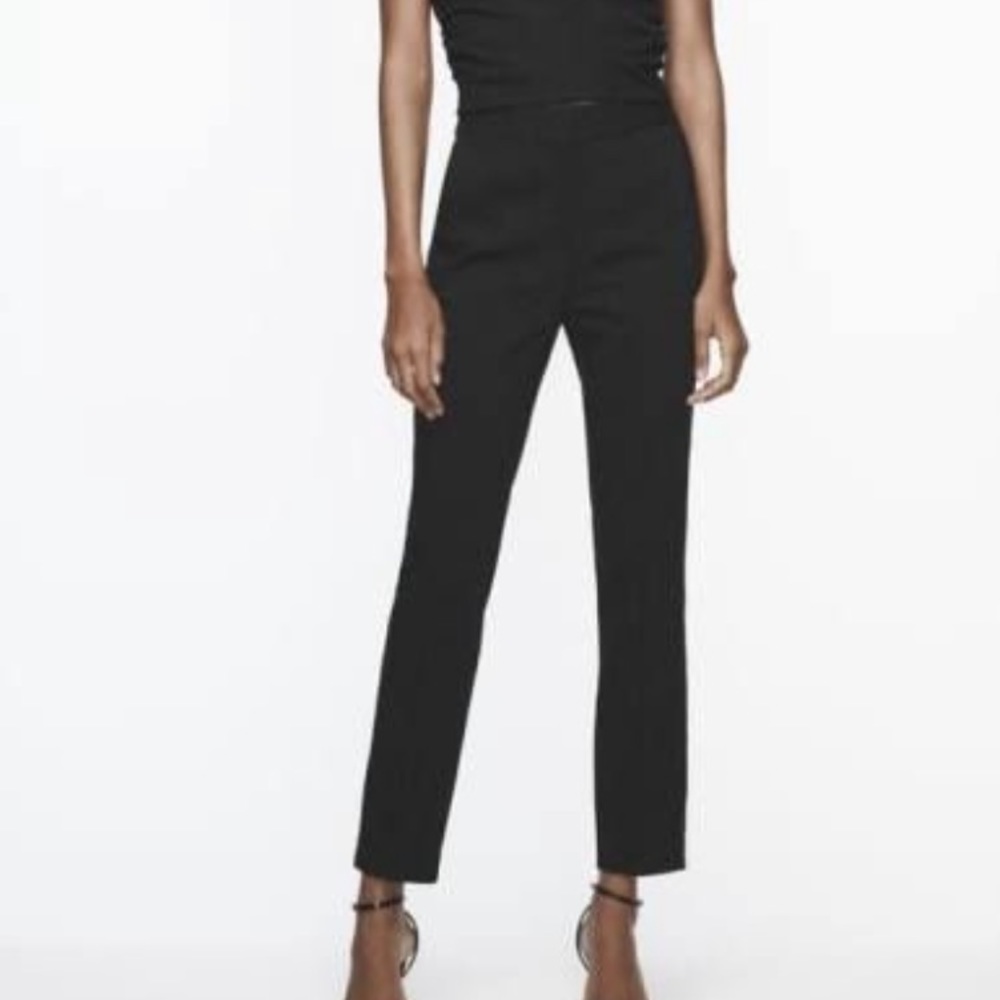 Black pants trousers slacks new size M stretch